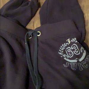 Euc  y2k juicy couture navy sweat pants sz xs see pic vintage